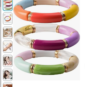 Bangles Bracelet, Bamboo Tube